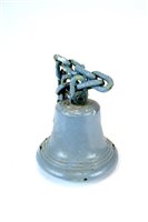 Lot 161 - A weathered 20th century painted nautical bell