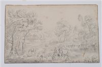 Lot 61 - Attributed to Dirk Maes, Hunting party