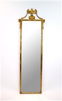 Lot 322 - A large 19th century wall mirror in the Adams style