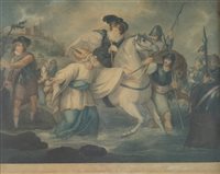 Lot 199 - Set of 6 sporting/cock fighting prints plus one other and a collection of prints
