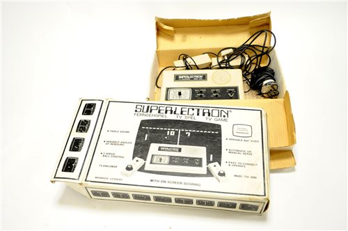 Lot 163 - A
boxed Super Electron tv Challenger TBC-3000 games console