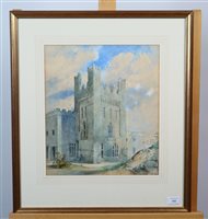 Lot 232 - Limerick castle, watercolour