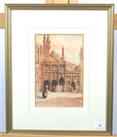 Lot 268 - Sir Ernest George, Bruges, watercolour