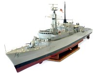 Lot 605 - Large Scale Radio Controlled model of HMS Ambuscade Type 21 Frigate