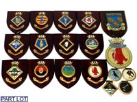 Lot 281 - Collection of Royal Navy and Shrewsbury crest plaques