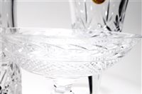 Lot 83 - A partial suite of French cut lead crystal and other glassware