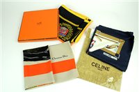 Lot 408 - A collection of scarves and gloves