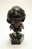 Lot 281 - Michael Sutty, contemporary, Marlene Dietrich, a large bronze bust