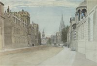 Lot 165 - W Hull, Oxford,  watercolour