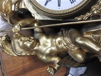 Lot 434 - A French Empire mantel clock, early 19th century