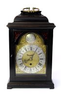 Lot 435 - Early Georgian bracket clock