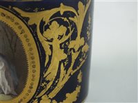 Lot 50 - A Sevres porcelain coffee can
