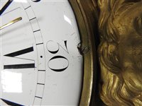 Lot 198 - A Louis XVI ormolu striking cartel clock