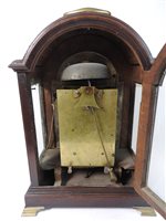 Lot 440 - A George III mahogany bracket clock by James Maitland