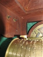 Lot 443 - Eardley Norton: A George III mahogany and gilt brass mounted musical bracket clock