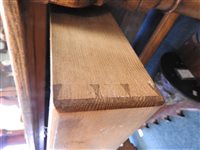 Lot 574 - Gillows dressing table and pot cupboard