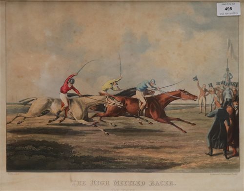 Lot 495 - After Henry Alken, Racing prints