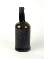 Lot 2 - An Oxford University sealed wine cylinder wine bottle