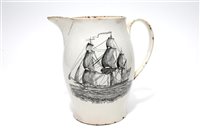 Lot 79 - Three pieces of English creamware