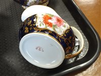 Lot 99 - A Coalport porcelain teapot and cover with matching sucrier and cover