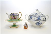 Lot 106 - A group of European ceramics and glassware