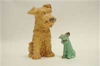 Lot 61 - Sixteen Sylvac pottery models of Terrier dogs
