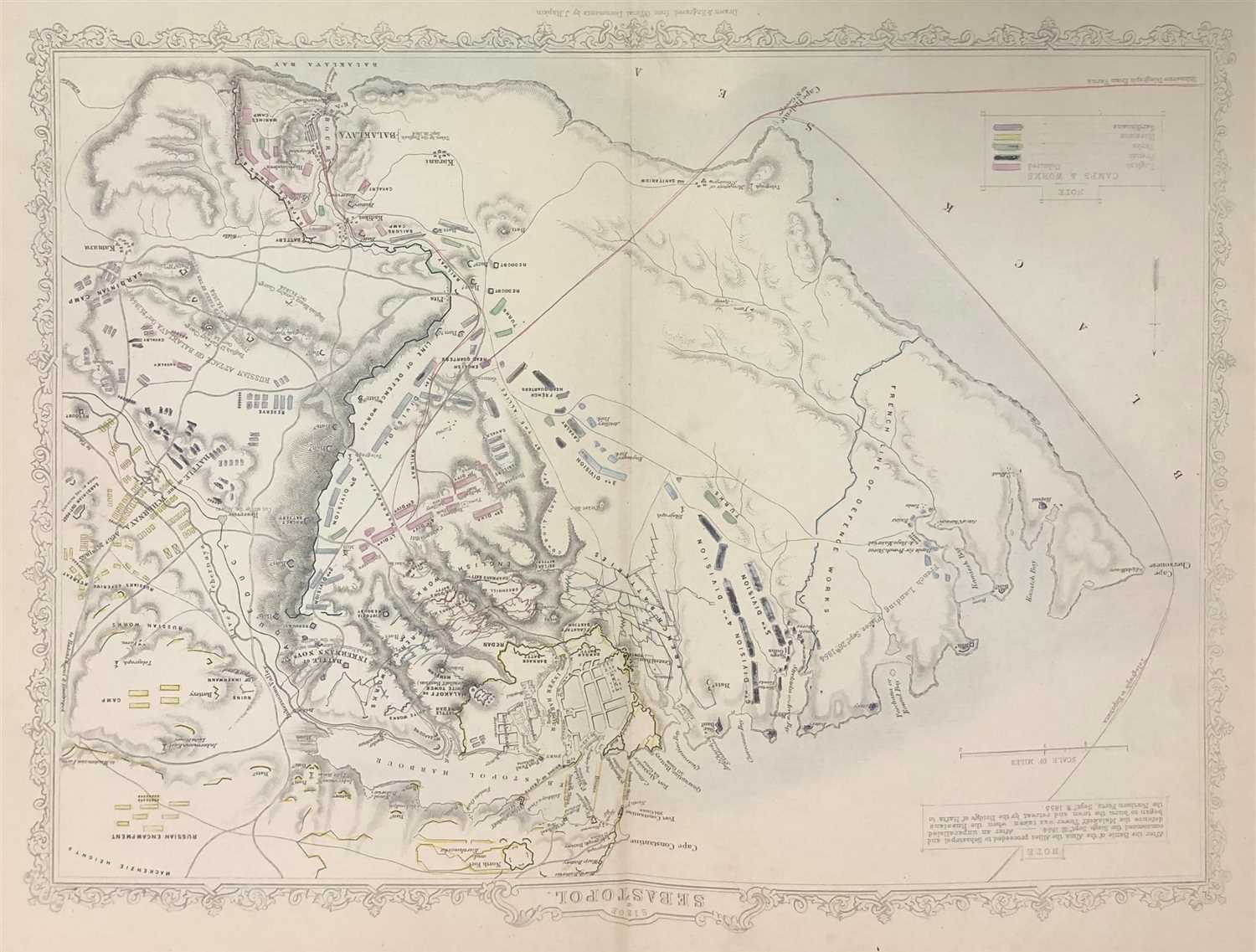 Lot 150 - Crimea war maps and prints