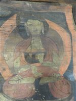 Lot 319 - A thangka of Shakyamuni