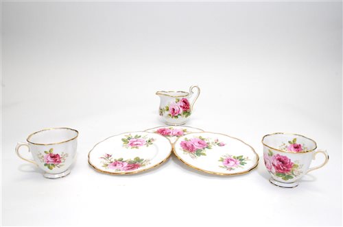 Lot 102 - A Royal Albert 'American Beauty' tea service