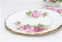 Lot 102 - A Royal Albert 'American Beauty' tea service