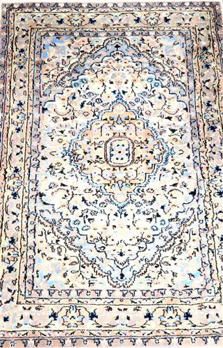 Lot 425 - A Kashmir chain stitch rug