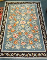 Lot 425 - A Kashmir chain stitch rug