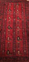 Lot 434 - A Turbinea rug, North Afghanistan