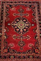 Lot 439 - An Iranian village rug