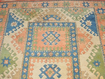 Lot 670 - A Kazak rug, West Turkey, modern, the field...