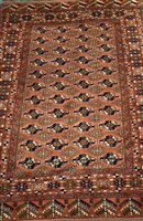 Lot 412 - A Turkmen rug, North Afghanistan, modern