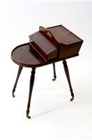 Lot 540 - A mahogany cutlery stand, 19th century