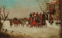 Lot 180 - R H Rideout, Coaching oil