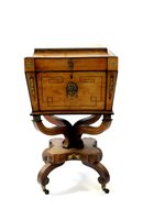 Lot 546 - A Regency mahogany ebony strung and gilt metal mounted wine cooler