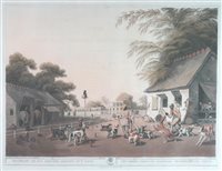 Lot 444 - Sam Howitt after the original design by Captain Thos Williamson, aquatints, 4