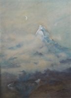 Lot 239 - Matterhorn watercolour