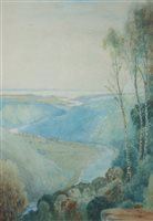 Lot 212 - View of the Wye, watercolour