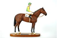 Lot 104 - A Beswick Conniosseur model of Lester Piggott riding Nijinsky