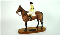 Lot 109 - A Beswick Connoisseur model of Pat Taaffe riding Arkle