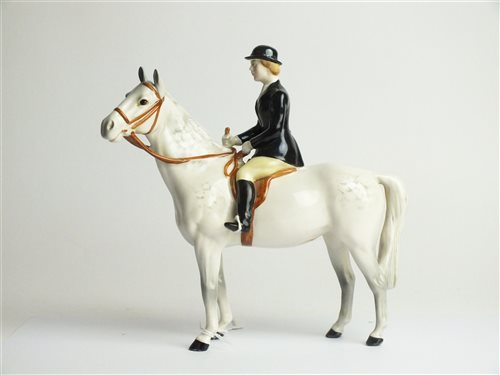 Lot 112 - A Beswick figure of a Huntswoman