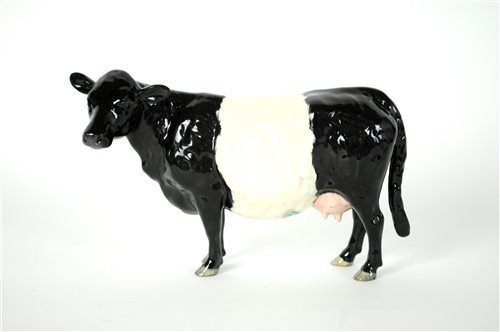 Lot 123 - A Beswick model of a Belted Galloway Cow