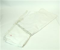 Lot 407 - Quantity of Victorian and later domestic linen.