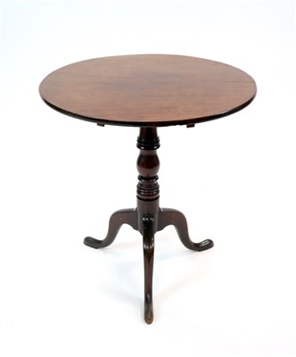 Lot 989 - A Victorian mahogany snap top tripod table