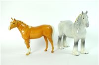 Lot 142 - Six Beswick horse models