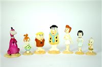 Lot 145 - Seven Beswick Fred Flintstone figures